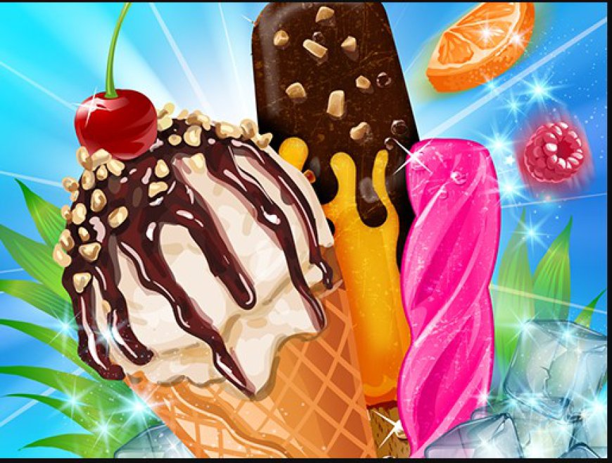 Fun ice cream making game