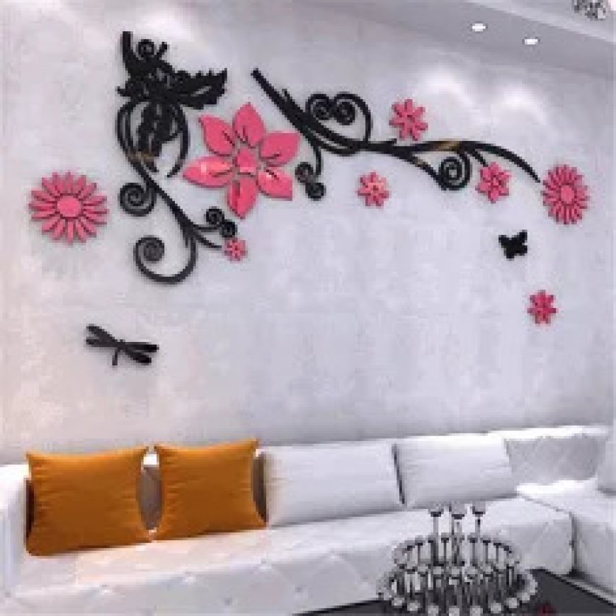 Acrylic 3D Wall Flowers: The Perfect Addition to Your Home Decor