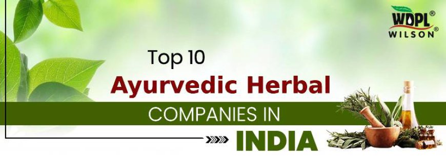 Top 10 ayurvedic companies