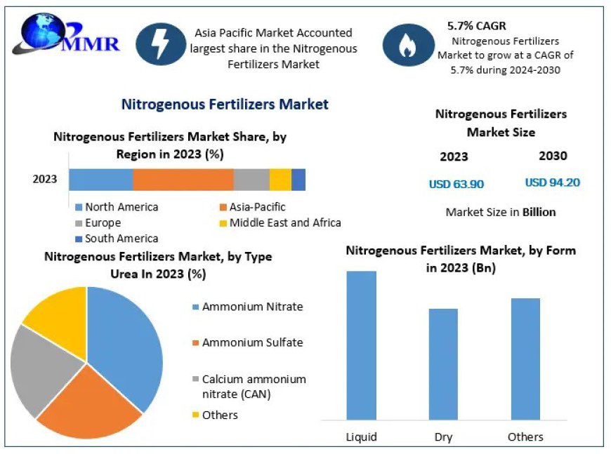 Nitrogenous Fertilizers Market Business Overview, Industry Share, Size, Future Trends, Demands and Forecast to 2030