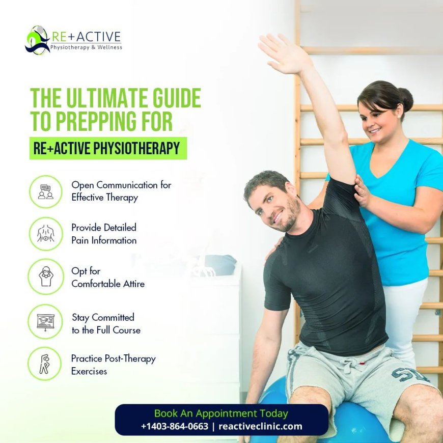 Comprehensive Physiotherapy Services in Sylvan Lake at Reactive Clinic