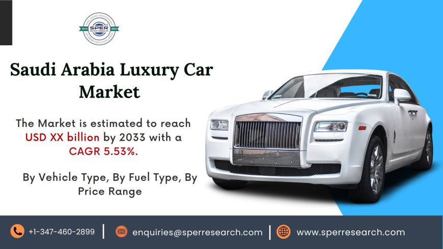 Saudi Arabia Luxury Car Market Share, Revenue, Key Drivers, Business Opportunities, and Forecast to 2033 by SPER Market Research