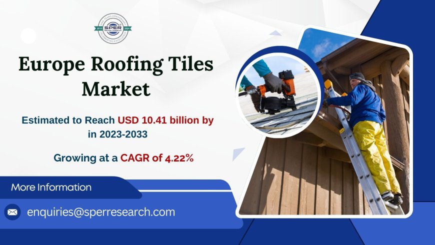 Europe Roofing Tiles Market Trends and Forecast: Growth Drivers, Revenue, Share, and Business Opportunities 2033 – SPER Market Research