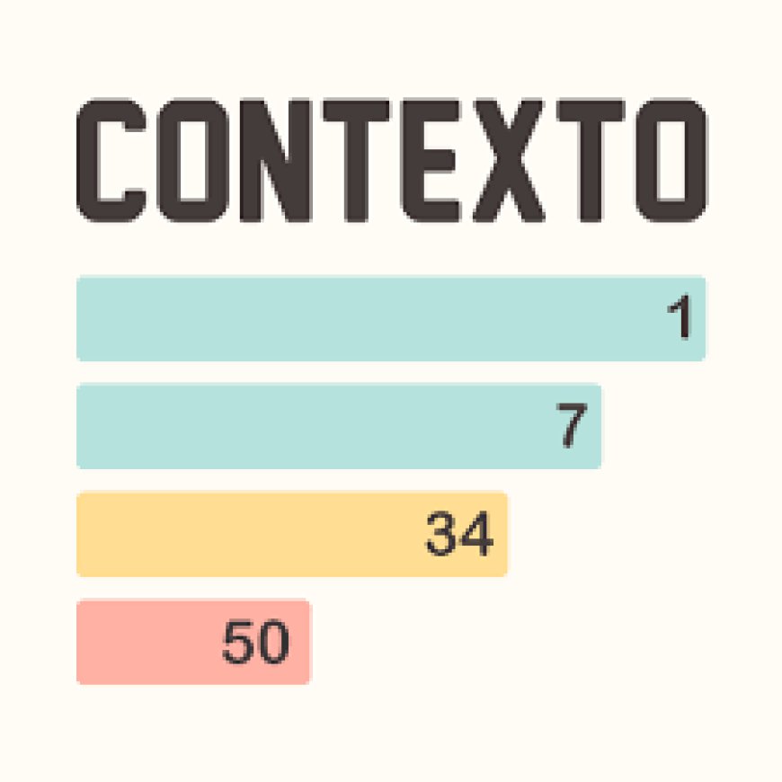 Contexto: A New Twist on Word-Guessing Games