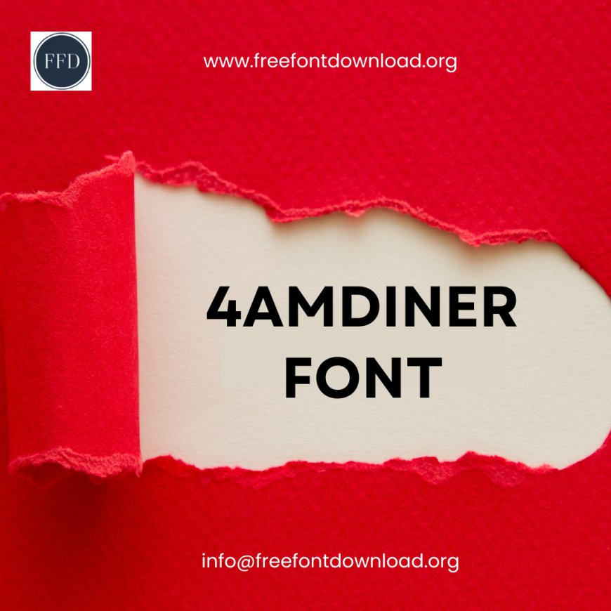 A Deep Dive into the 4amDiner Font: A Retro Typeface with Modern Flair