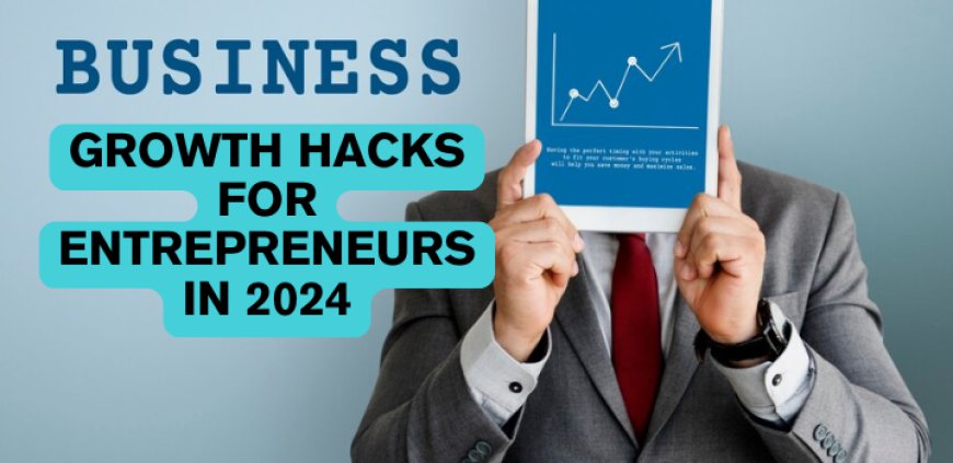 Business Growth Hacks for Entrepreneurs in 2024