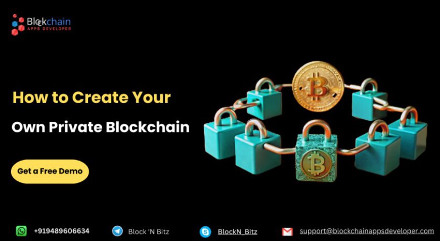 How to Create Your Own Private Blockchain: A Step-by-Step Guide by BlockchainAppsDeveloper