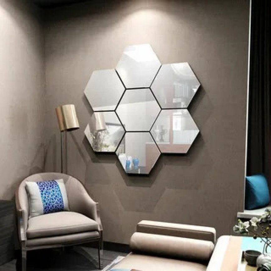 Elevate Your Space with Acrylic Hexagon Mirrors by Londoncrafts