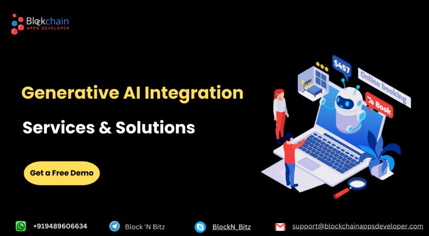 Generative AI Integration Services & Solutions - BlockchainAppsDeveloper