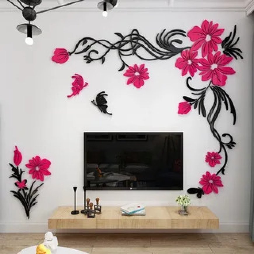 Acrylic 3D Wall Flowers: Elevating Birmingham Interiors with Londoncrafts' Creative Decor