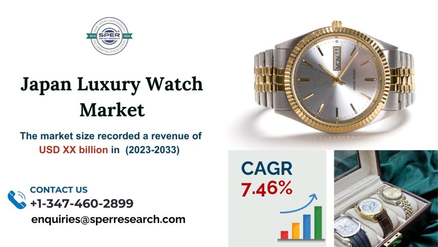 Japan Luxury Watch Market Analysis: Revenue Growth, Rising Trends, Key Drivers, and Future Opportunities to 2033 – SPER Market Research