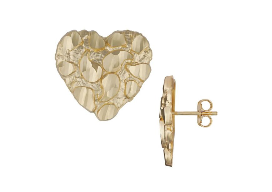 Why Gold Heart Nugget Earrings Are a Must-Have for Your Jewelry Collection