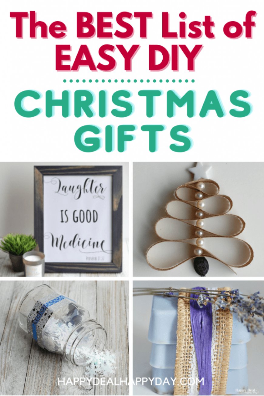 Craft Thoughtful and Simple DIY Christmas Gifts for Your Loved Ones