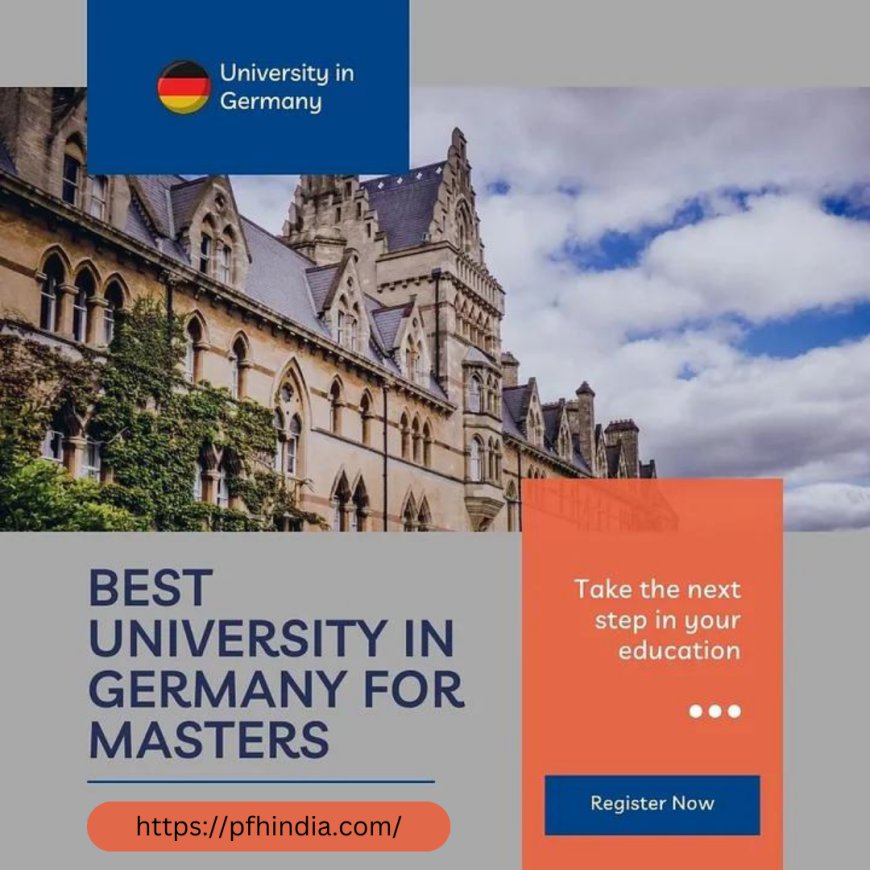 Best University in Germany for Masters