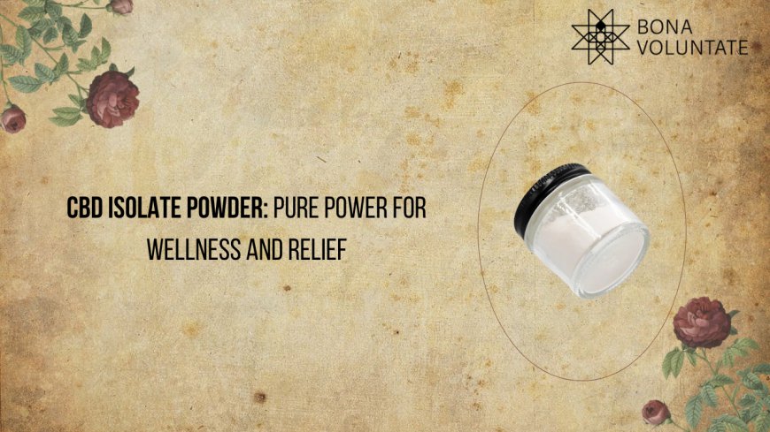 CBD Isolate Powder: Pure Power for Wellness and Relief