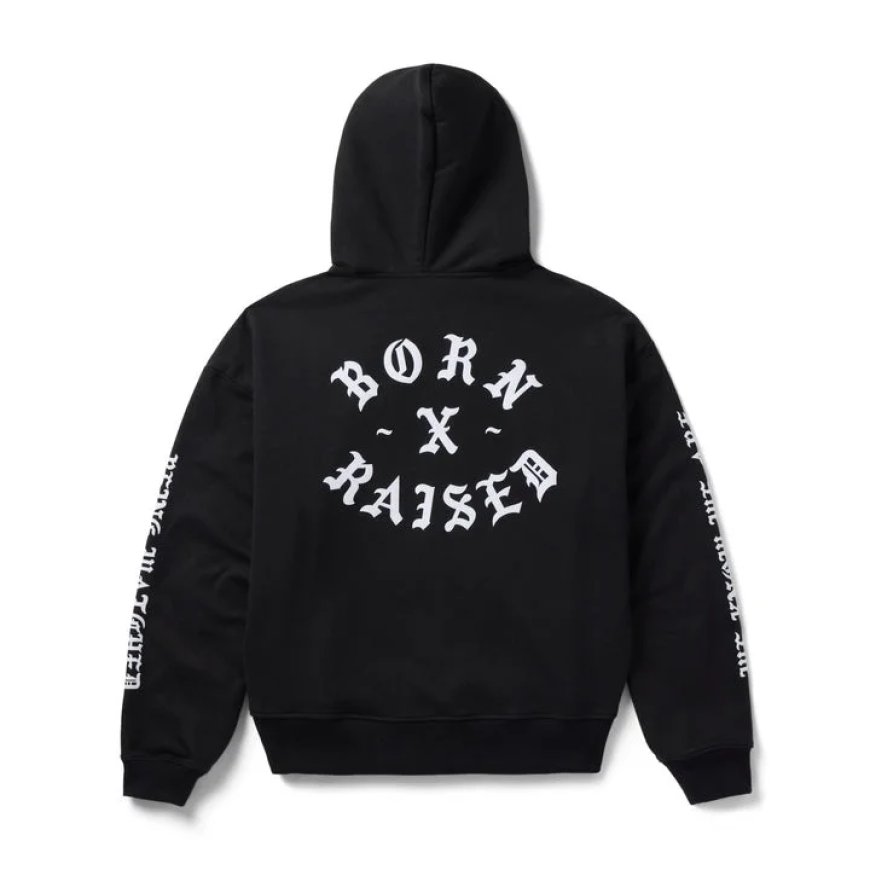 "Born x Raised: Embrace the Urban Spirit with Our Signature Hoodie"