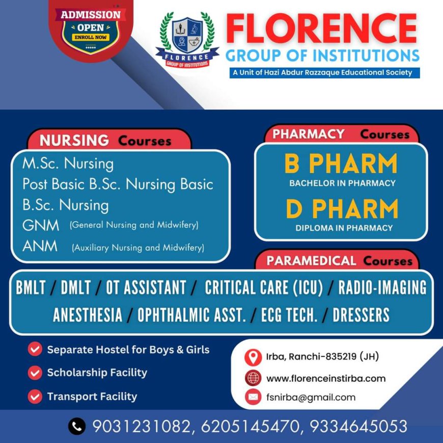 ANM/GNM Course at Best Nursing College, Ranchi: Your Pathway to a Rewarding Nursing Career