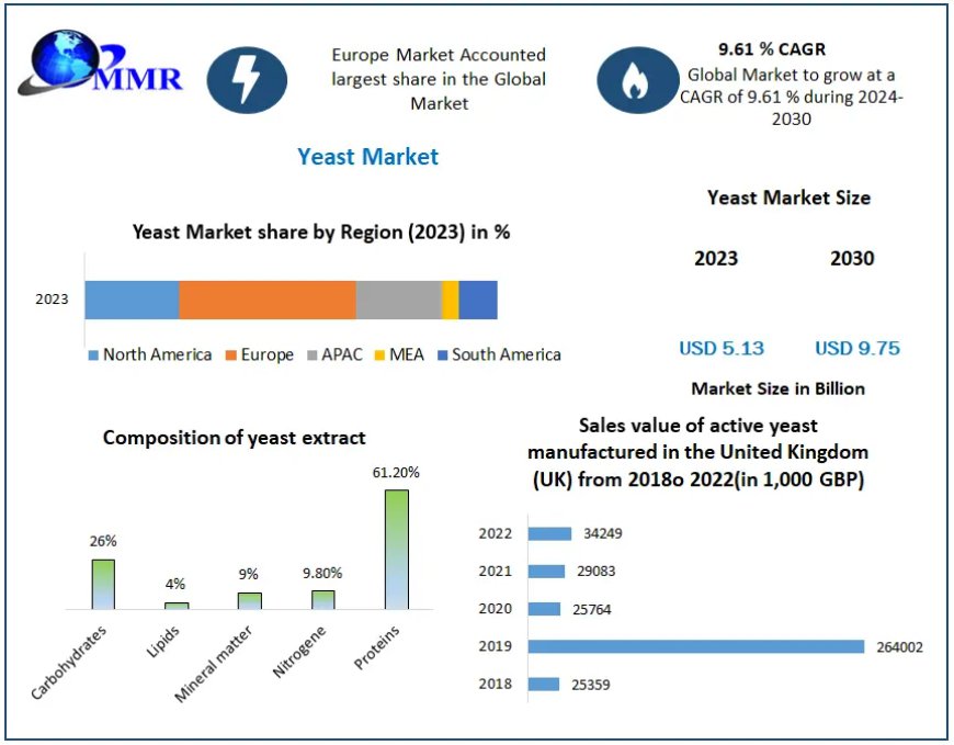 ​​​Yeast Market Analysis by Size, Share, Opportunities, Revenue and Forecast 2030