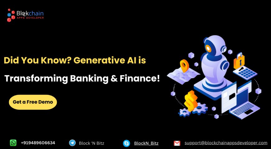 Did You Know? Generative AI is Transforming Banking & Finance!