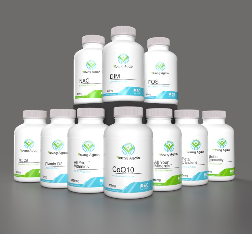 50 in 1 - Young Again's Health Supplements Package