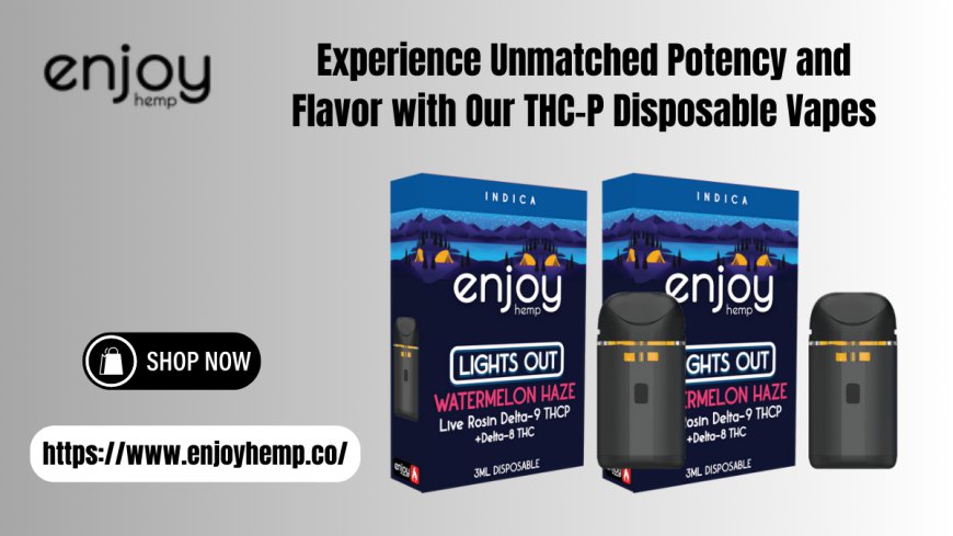 Potent THCP Disposable Vapes - Enjoy Hemp