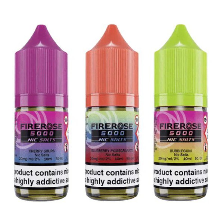 Elux Firerose 5000 Nic Salt E-liquid 10ml Is the Ultimate Vaping Experience