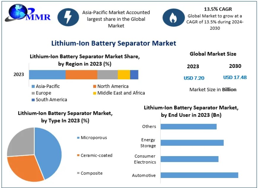 Lithium-Ion Battery Separator Market Forecast (2024-2030): Trends and Big Data Analysis