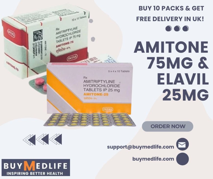 How Amintone 75 mg and Elavil 25 mg Work in Treating Mental Health Disorders