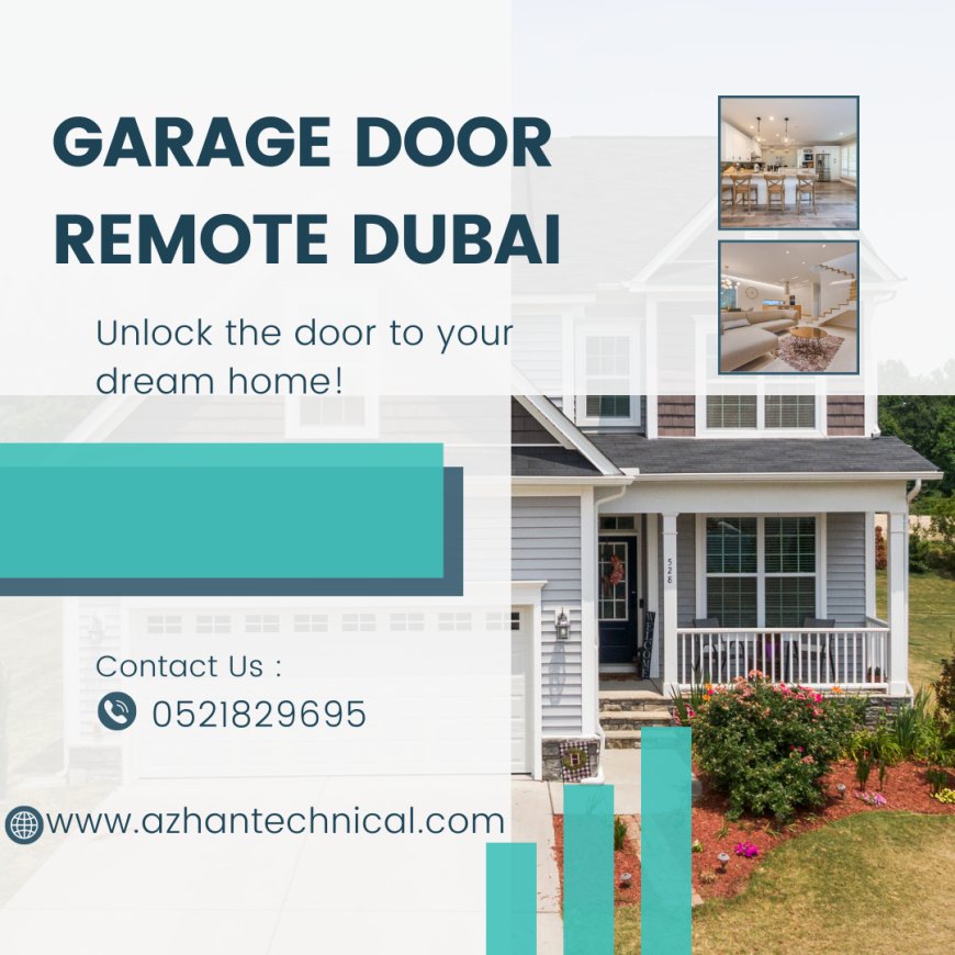 Universal Garage Door Remote Dubai Makes Your Life Easier