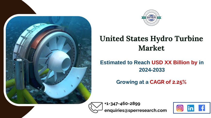 USA Hydro Turbine Market estimated to surge at a CAGR of 2.25%, projected to be worth USD XX billion by 2033: SPER Market Research