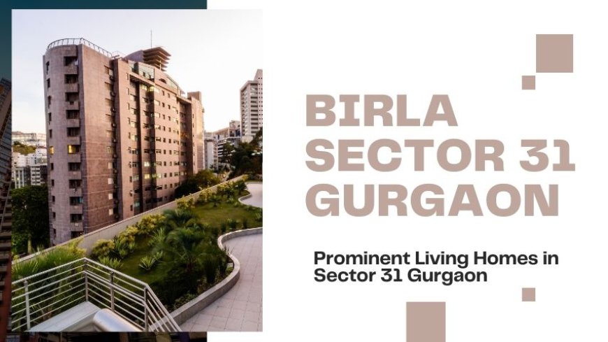 Birla Sector 31 Gurgaon | Best-Class Living Homes For You