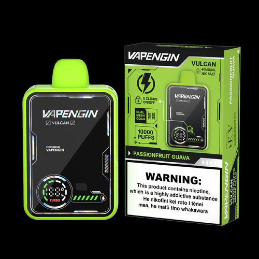 Exploring the Vapengin Vulcan Disposable Vape 10000 Puffs: Long-Lasting Flavour and Convenience in One