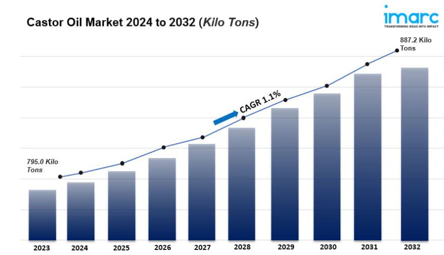 Castor Oil Market is Projected to Reach 887.2 Kilo Tons by 2032