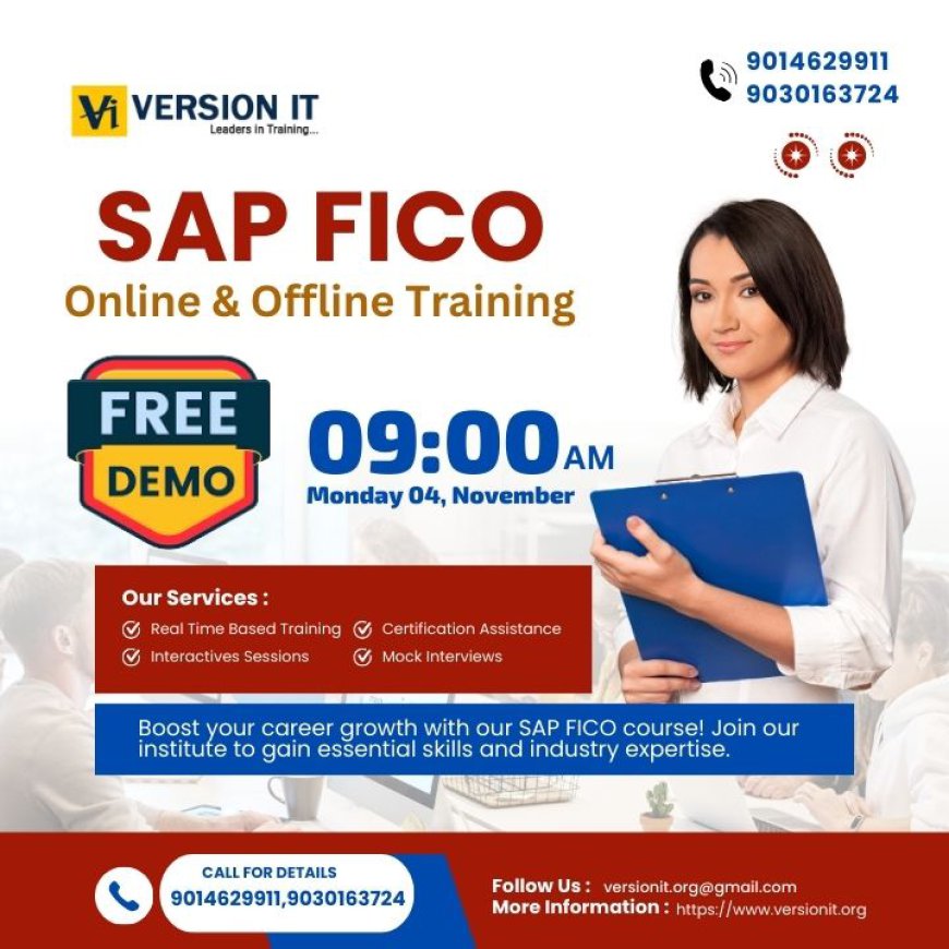 SAP FICO Training in Hyderabad