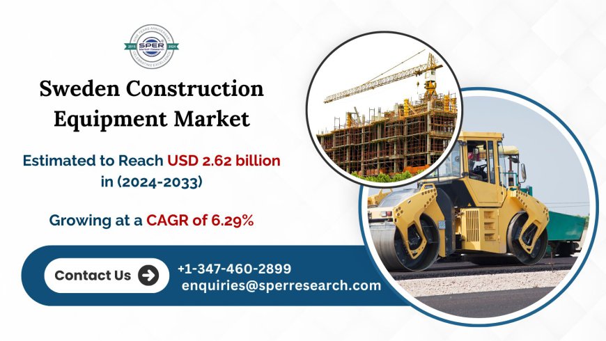 Sweden Construction Equipment Market Revenue, Trends, Share, Growth Drivers, Challenges, Opportunities, and Forecast Analysis by 2033