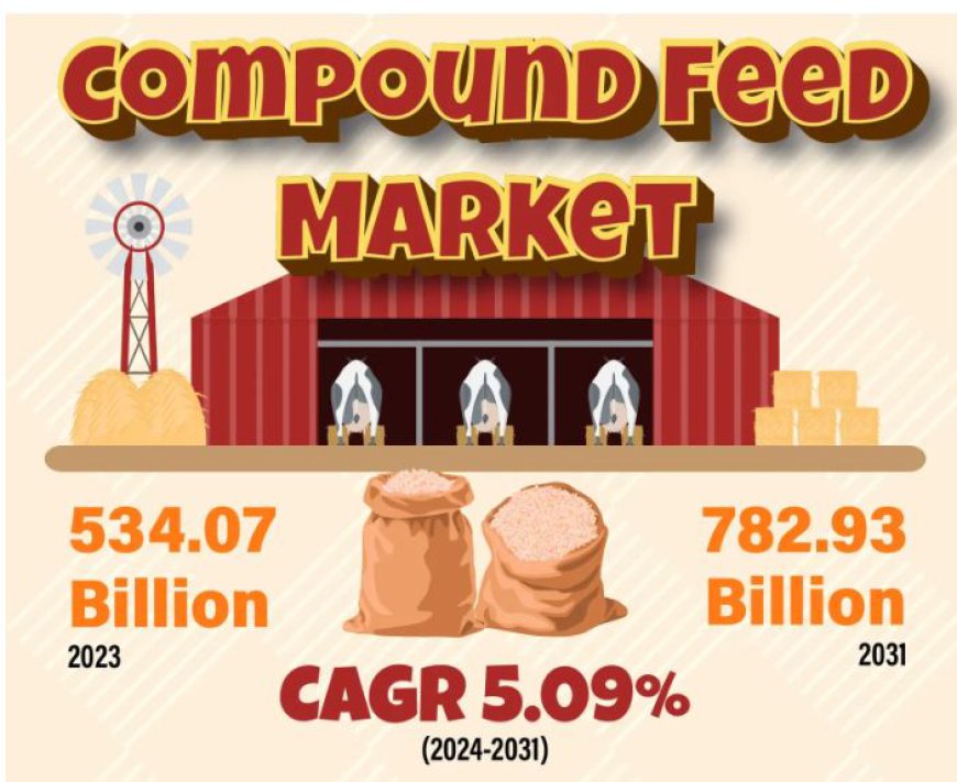 Powering the Future in Compound Feed Market Exploring the Surge in the USD 688.29 Billion by 2031