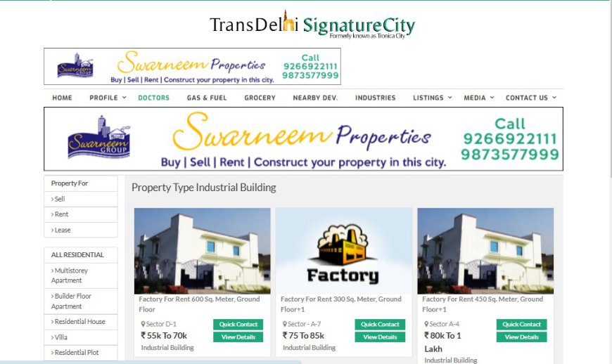 Industrial Property in Delhi NCR