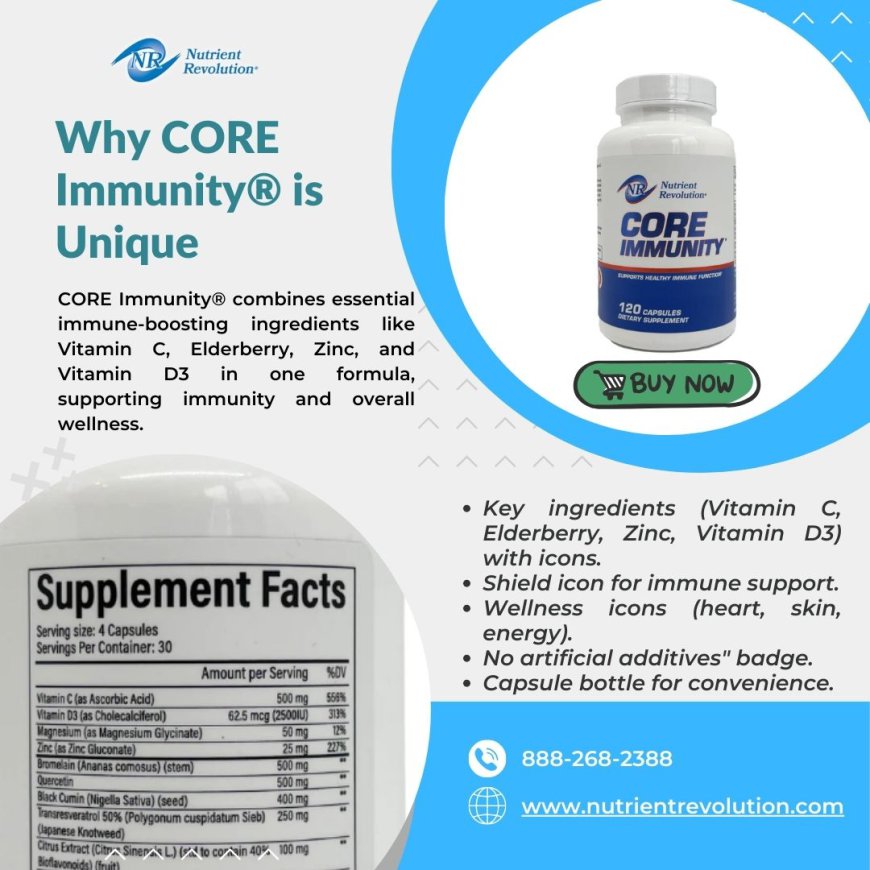 How is CORE Immunity® different from other immune support supplements?