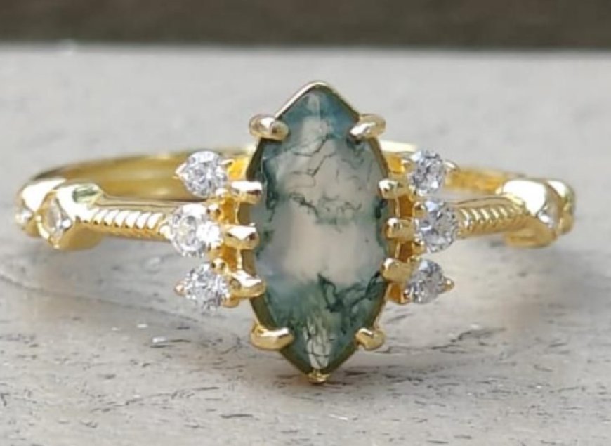 Exploring the Beauty and Meaning of Natural Moss Agate Rings