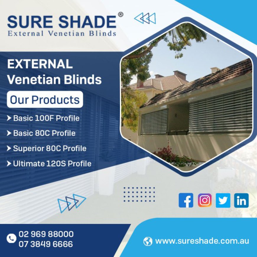 External Venetian Blinds and Louvres in Sydney, Melbourne and Brisbane