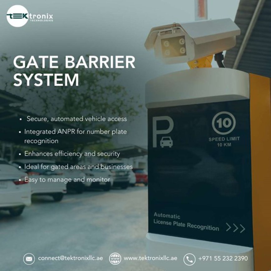 Incorporation of gate barrier systems with parking management systems in the UAE