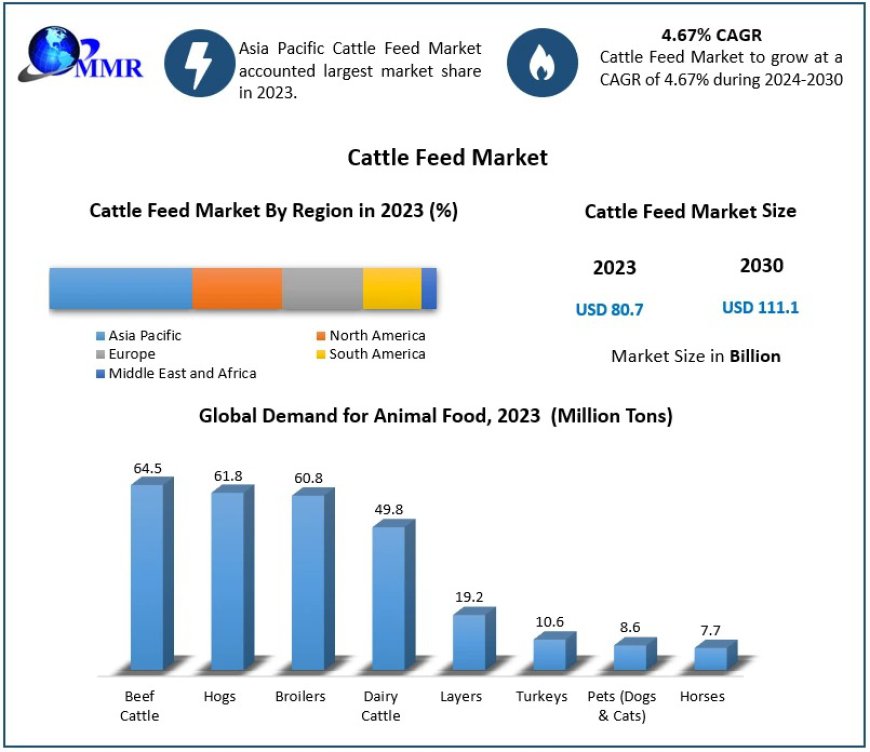 Cattle Feed Market Future Scope, Demands and Projected Industry Growths 2030