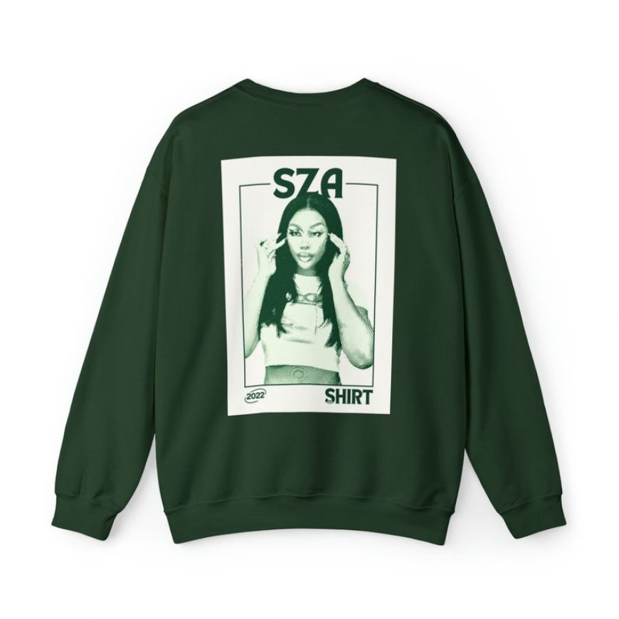 Purchase SZA Sos merchandise, including hoodies and t-shirts, right now.