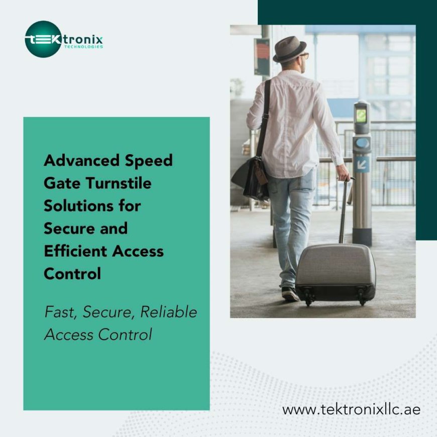 Biometric Integration: The Next Generation of Turnstile Speed Gates in UAE