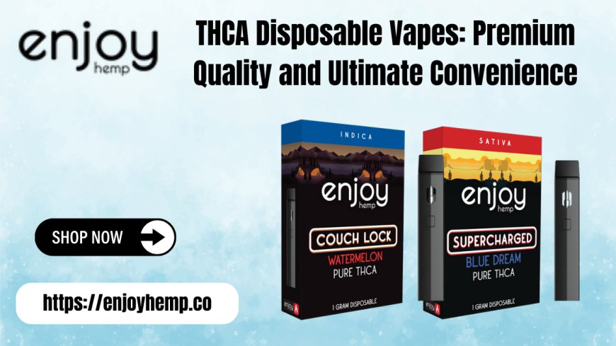 Premium THCA Disposable Vapes – Enjoy Hemp's Top Quality