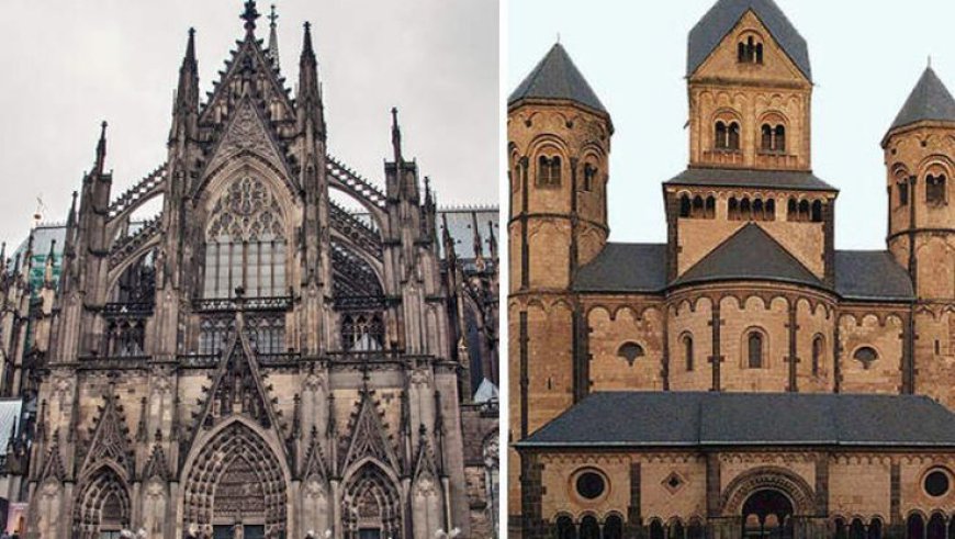 What are the Differences Between Gothic and Romanesque Architecture?