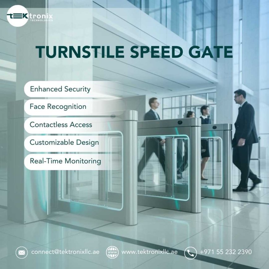 Tailgating Prevention Techniques for Turnstile Speed Gates in UAE