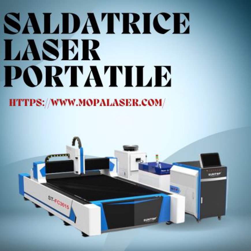 Saldatrice Laser Portatile MoPaLaser: La Soluzione Ideale per Saldature di Alta Precisione e Mobilità