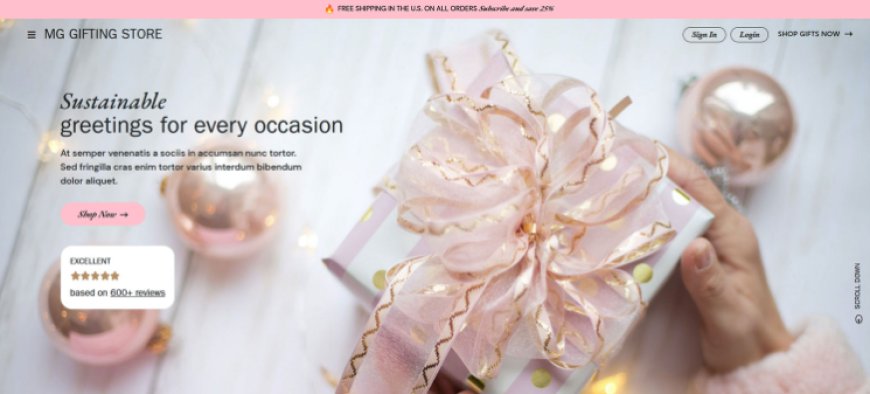 MG Gifting Store - Gift Shop HTML Bootstrap Website Template