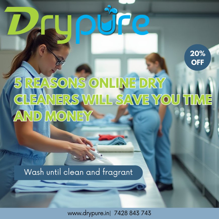 5 Reasons Online Dry Cleaners Will Save You Time and Money